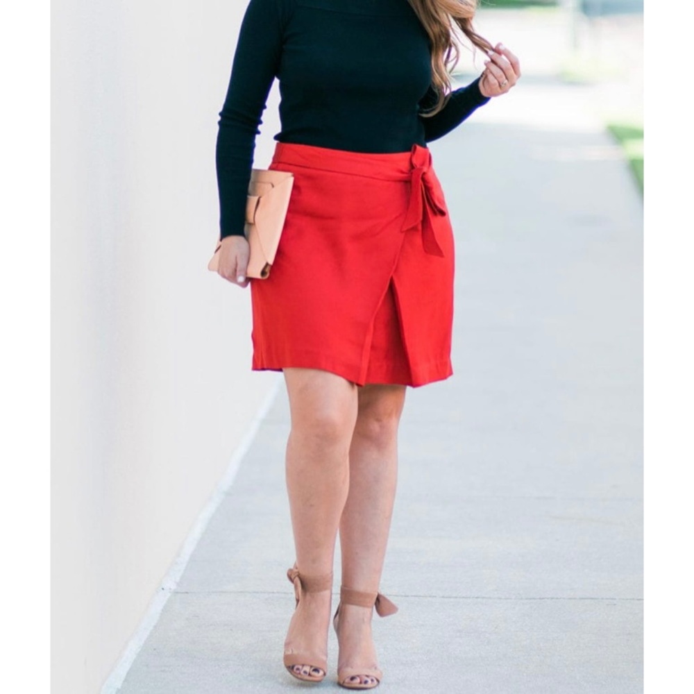 Banana Republic Deep Orange Skirt